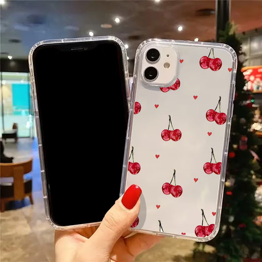 Cherry Heart Acrylic Case
