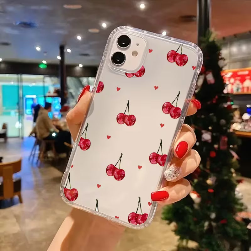 Cherry Heart Acrylic Case