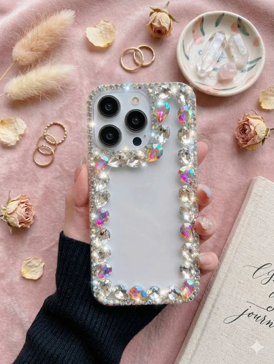 Flower Bling Rhine Stone Case (RS-067)