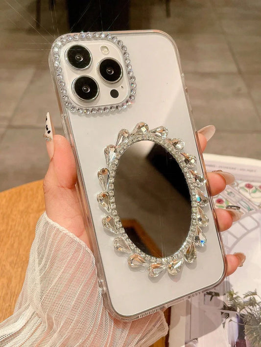 Round Mirror Stone Case (RS-063)