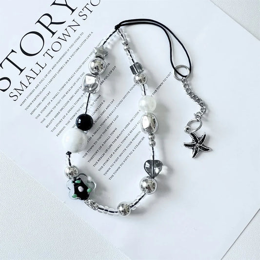 Black Star Phone Charm
