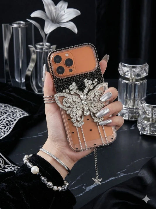 Aurora Butterfly Glam Case with charm (RS-094)