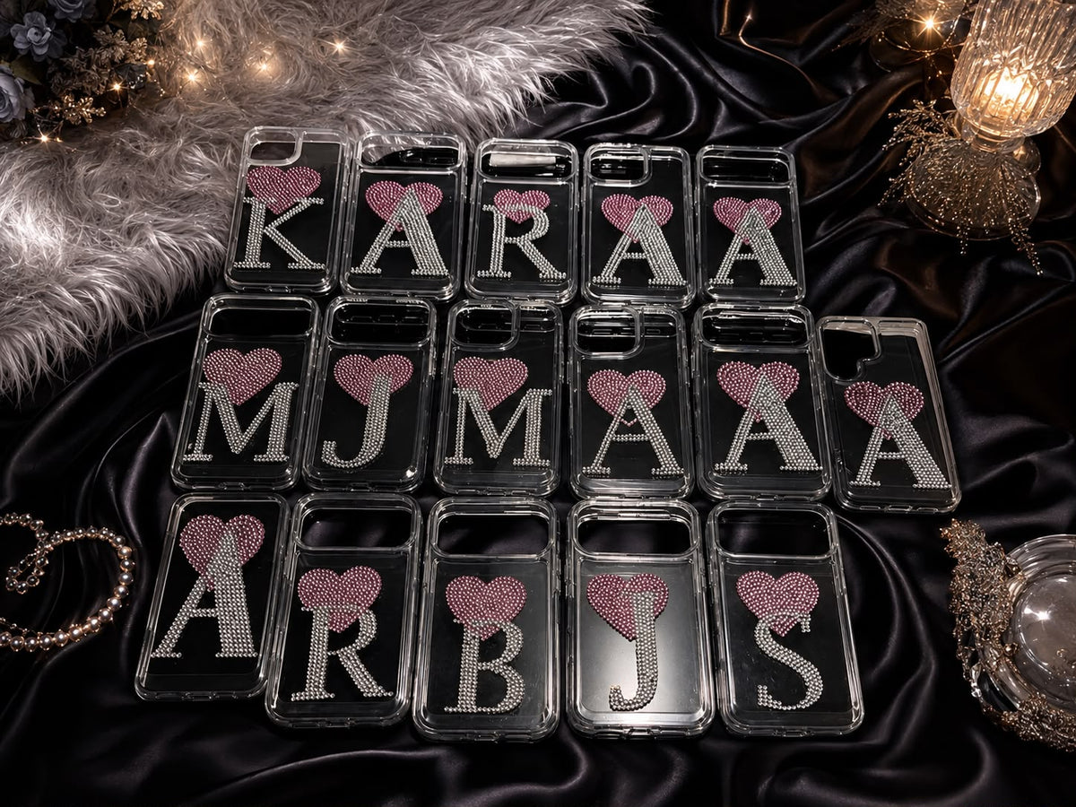 Alphabetic Crystal Sparkling Case (RS-102)