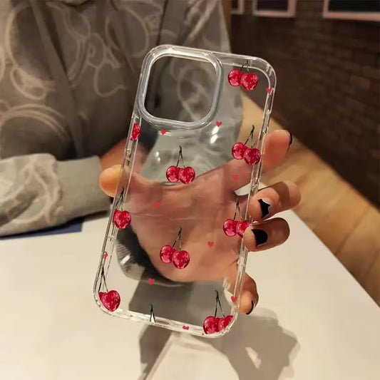 Cherry Heart Acrylic Case