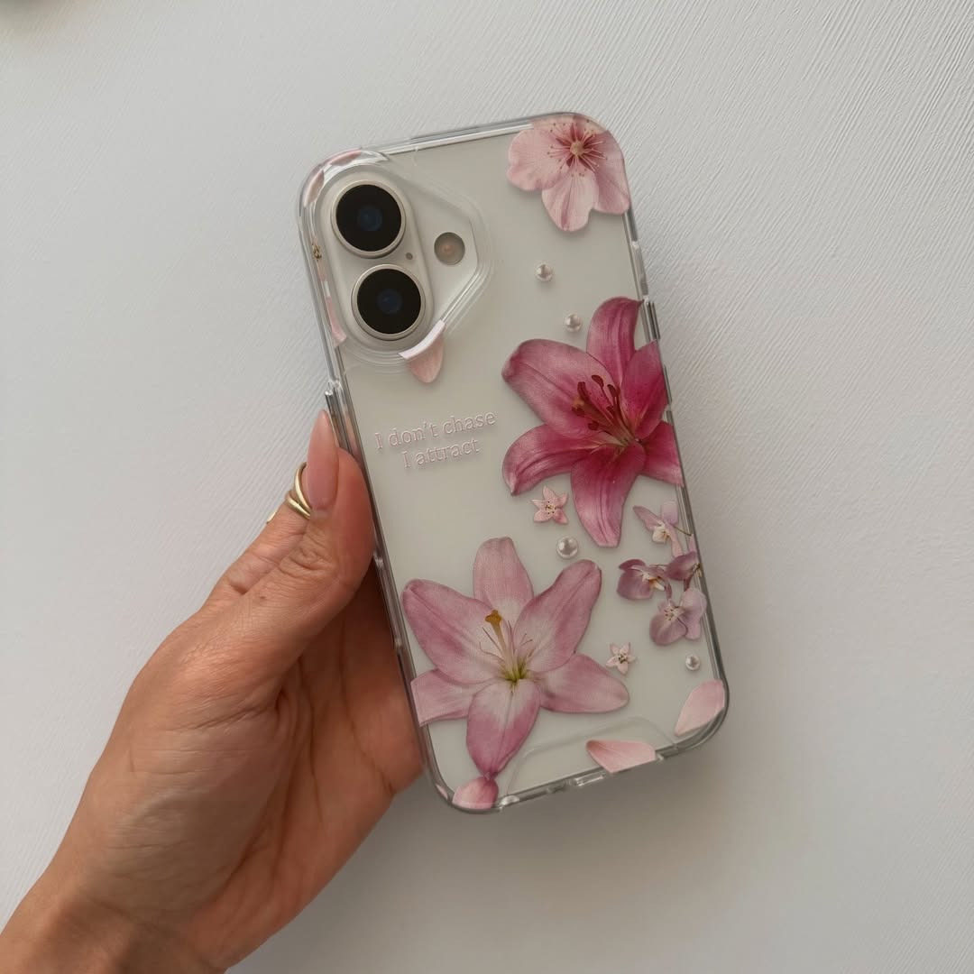 Floral Acrylic Case